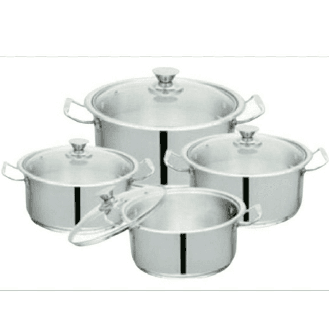 Sonex Stainless Steel Super Set 22cm_24cm_26cm_28cm