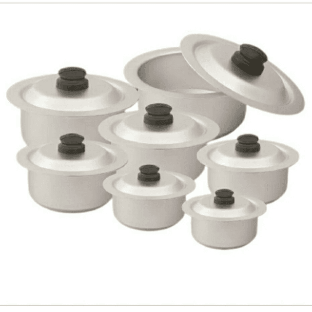 Sonex Anodized Cooking Casserole Set Size 1 To 6 Set
