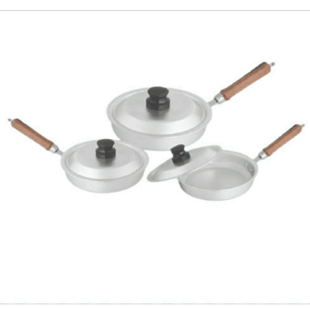 Sonex Anodized Fry Pan With Lid 1/3 Set