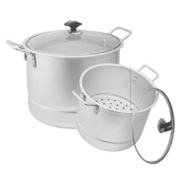 Sonex Anodized Steamer With Lid 18 Litter