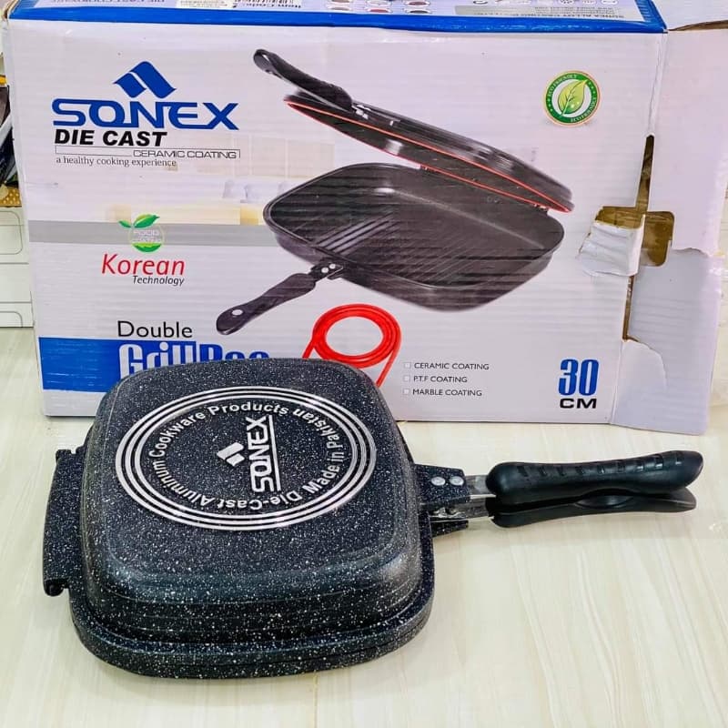 Sonex Double Grill Pan 30cm Dei Cost