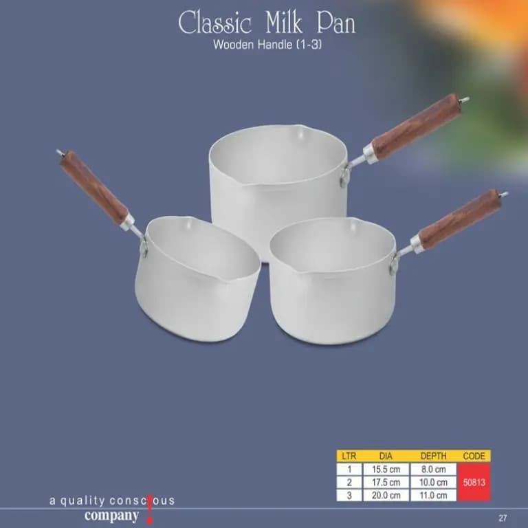 Sonex Anodized Classic Milk Pan 1 To 3 Set