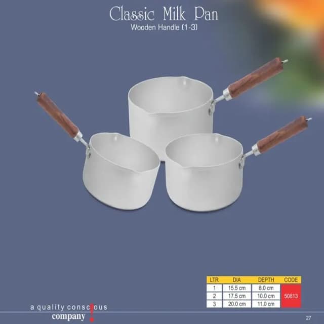Sonex Anodized Classic Milk Pan 1 To 3 Set