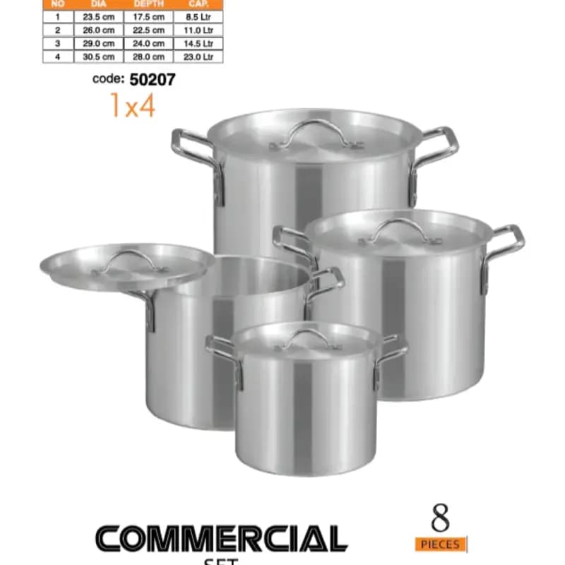 Sonex Commerical Set 1/4 Metal Finish