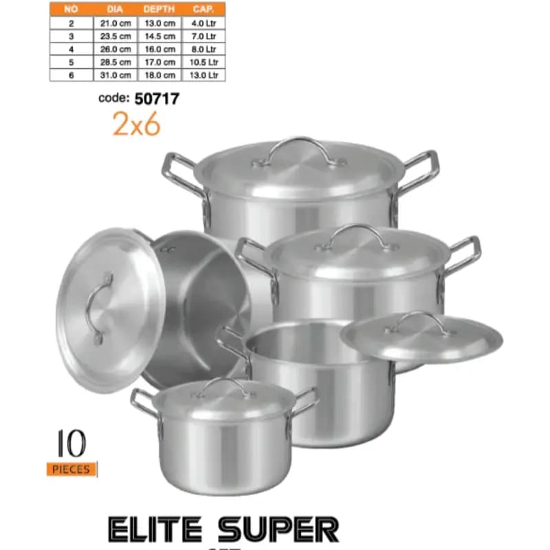 Sonex Elite Super Set 2 to 6 Metal Finish