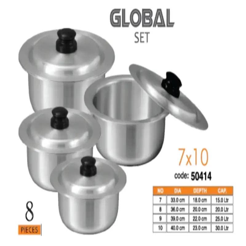 Sonex Global Set 7 to 10 Metal Finish