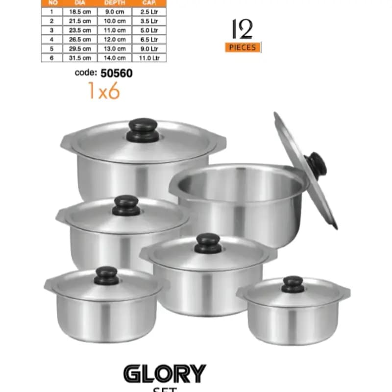 Sonex Glory Set 1 to 6 Metal Finish