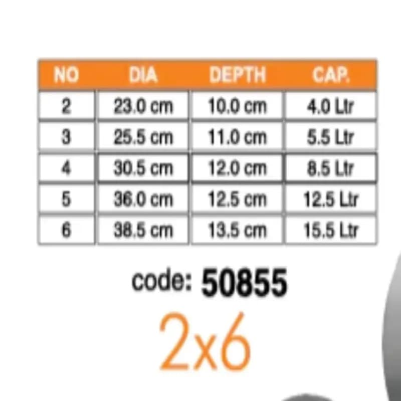 Sonex Imperial Set 2 to 5 Metal Finish 8pcs