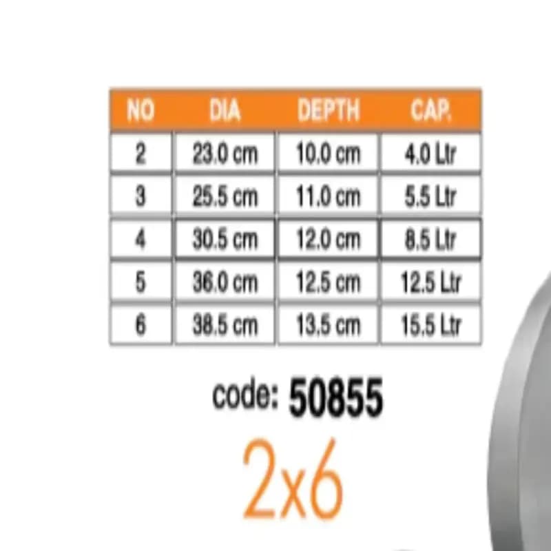 Sonex Imperial Set 2 To 6 Metal Finish 10pcs