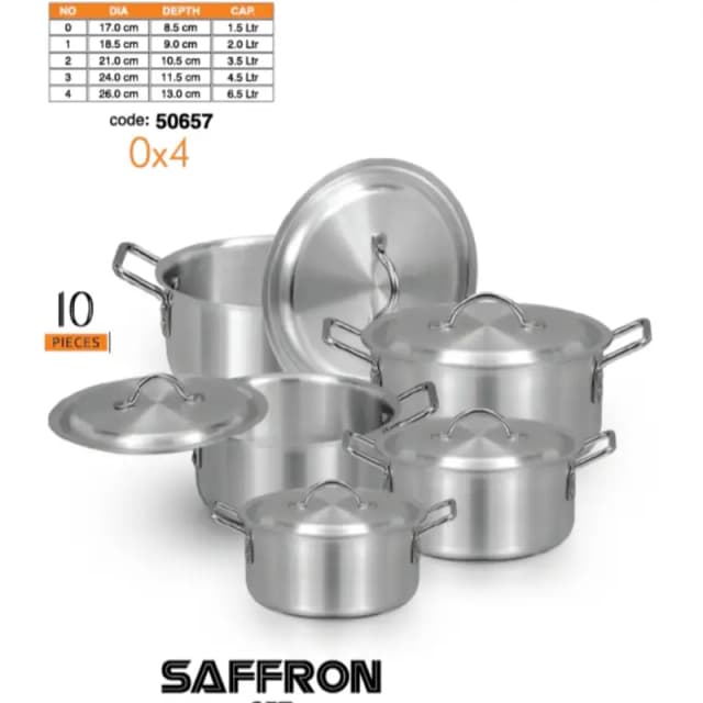 Sonex Saffron Stylish Set 0 To 4 Metal Finish