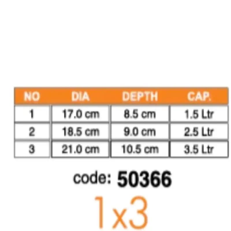Sonex Tradional Sauce Pot Set 13 Metal Finish