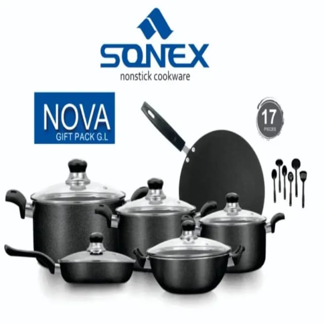 Sonex Nova Gift Pack 17 Pcs ( With Glass Lids )