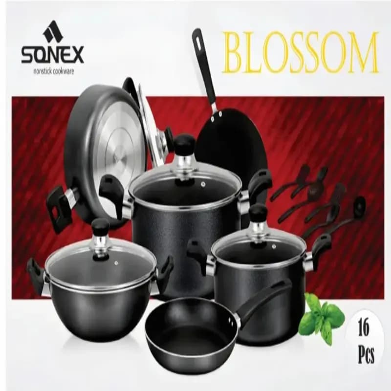 Sonex Blossom Gift Pack 16 Pcs ( With Glass Lids )