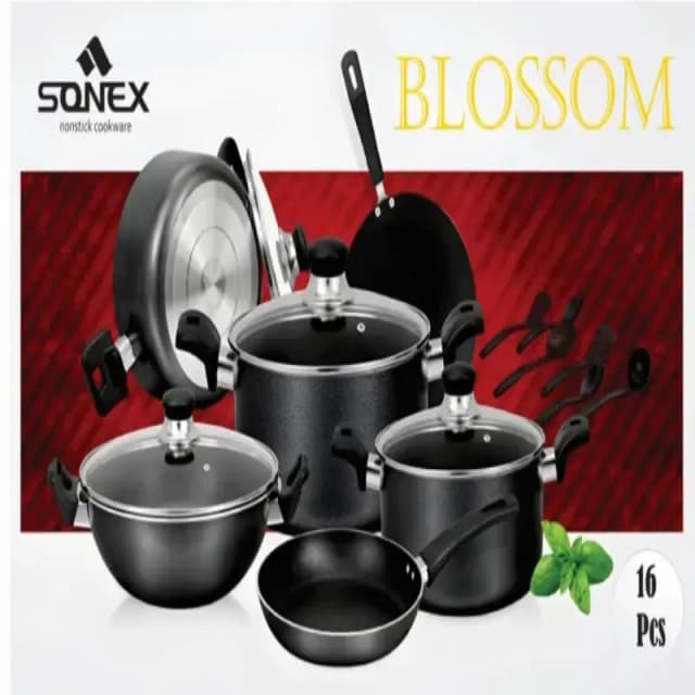 Sonex Blossom Gift Pack 16 Pcs ( With Glass Lids )